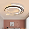 Plafonnier LED moderne en arc de cercles