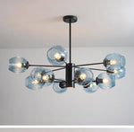 Lustre design avec branches et boules en verres Ball