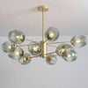 Lustre design avec branches et boules en verres Ball