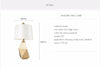 Lampe de chevet design doré géométrique Brand