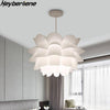 Suspension LED fleur blanche Room