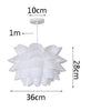 Suspension LED fleur blanche Room