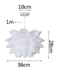 Suspension LED fleur blanche Room