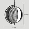 Suspension design boule en cage Creative