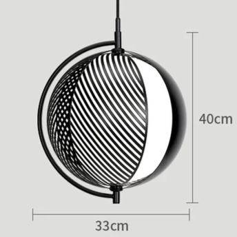 pendant light design ball in cage Creative