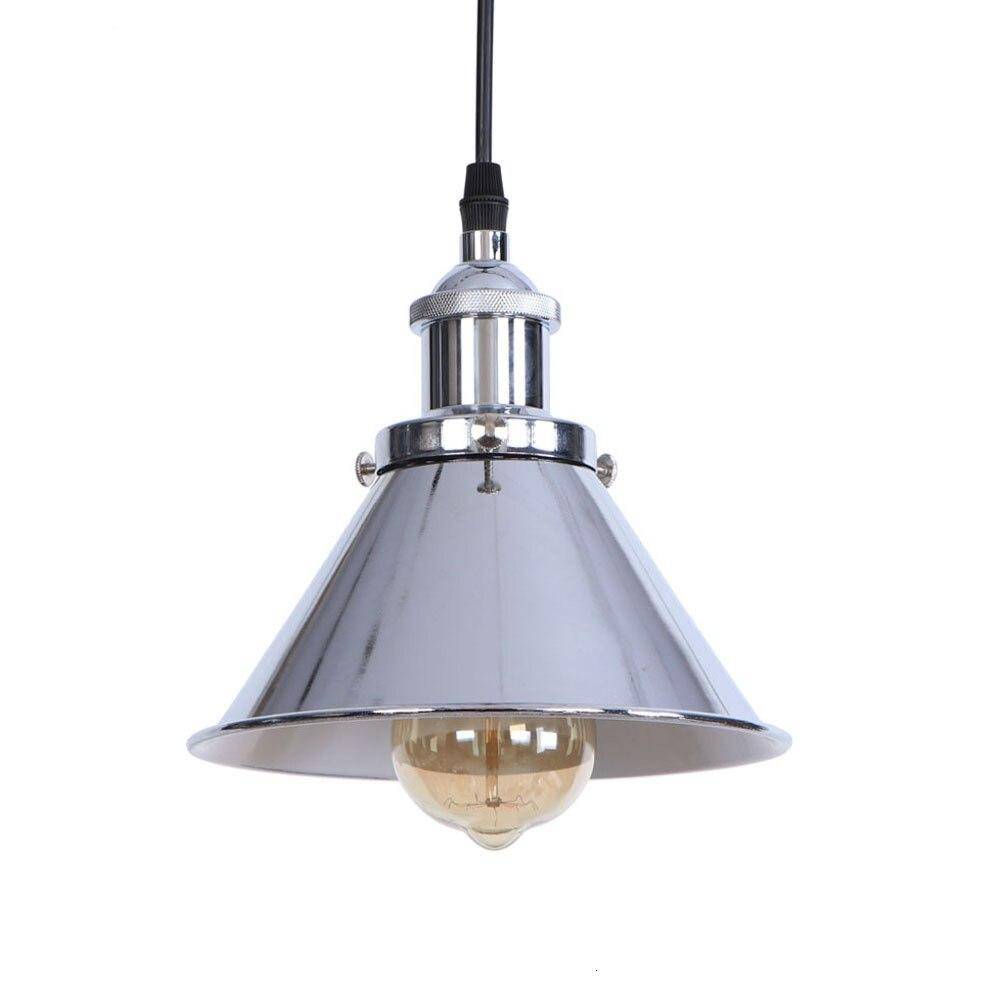 Suspension design à LED avec abat-jour en métal coloré Loft Industriel - vue 6 sur 14