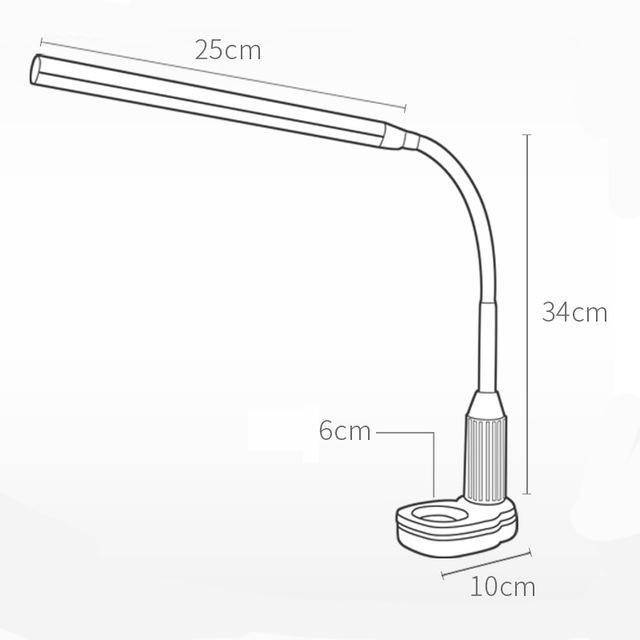 Lampe de bureau à LED à USB et ajustable