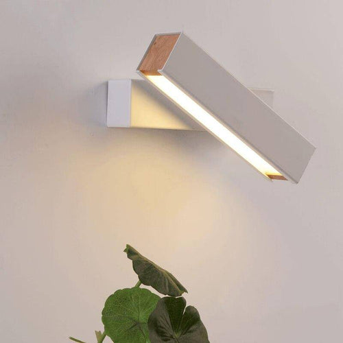 Lámpara de pared design Rectángulos LED en aluminio Cuadrado regulable