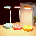 Lampe de bureau LED à USB en forme de citron coloré