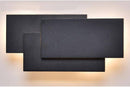 Applique murale LED rectangles en aluminium Painted