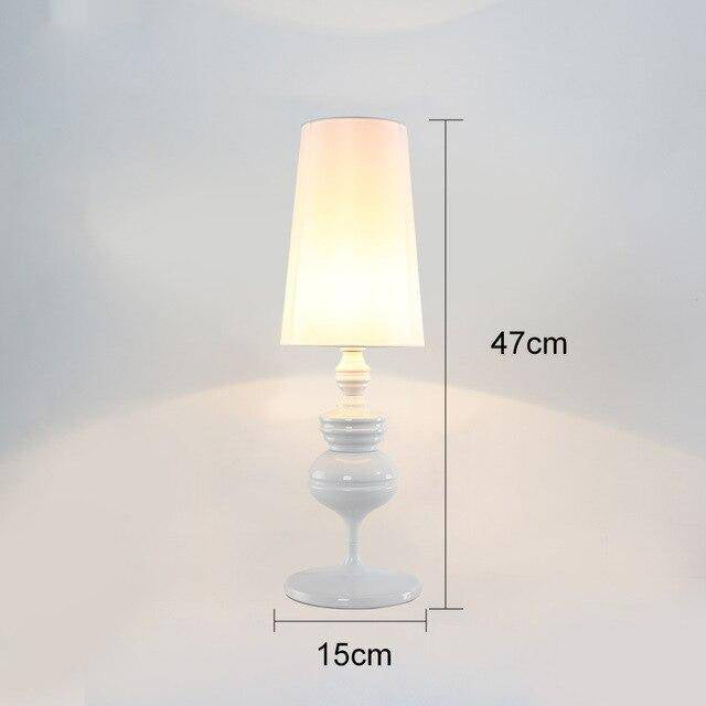 Modern chrome-plated table lamp Living