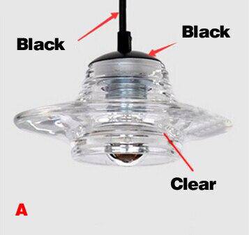 Suspension design arrondie en verre Screw