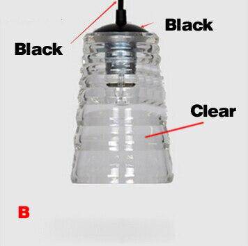 Suspension design arrondie en verre Screw