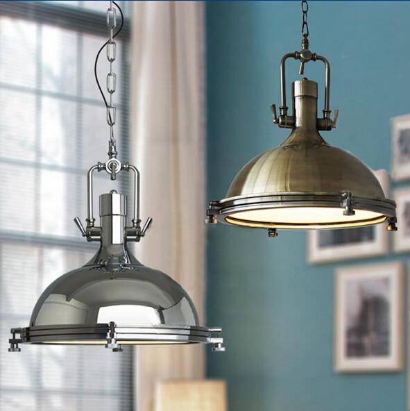 pendant light retro metal design Continental