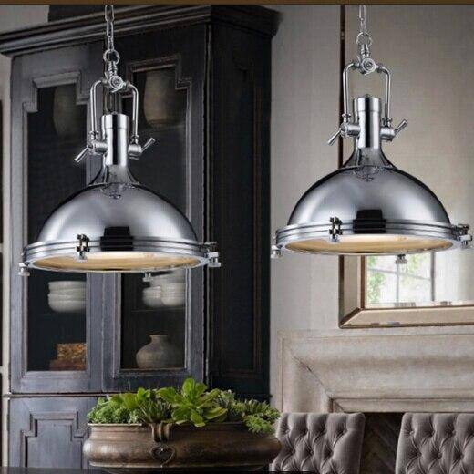 pendant light retro metal design Continental