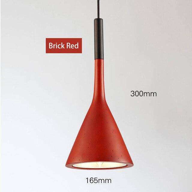 Suspension LED conique colorée Lamp