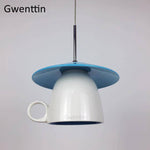 Suspension LED mug en céramique coloré Cup