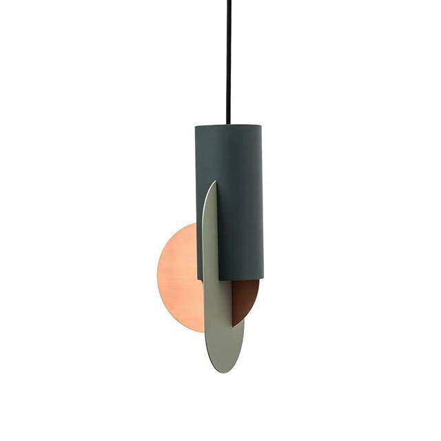 pendant light Afric LED design colored shapes