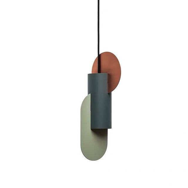 pendant light Afric LED design colored shapes