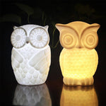 Lampe à poser à LED en forme d'hibou