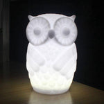 Lampe à poser à LED en forme d'hibou