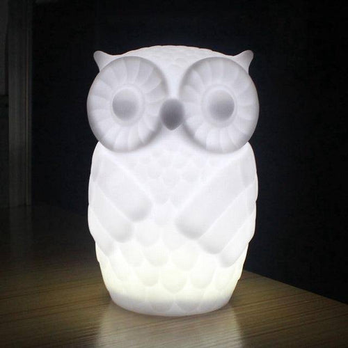 Lampe à poser à LED en forme d'hibou