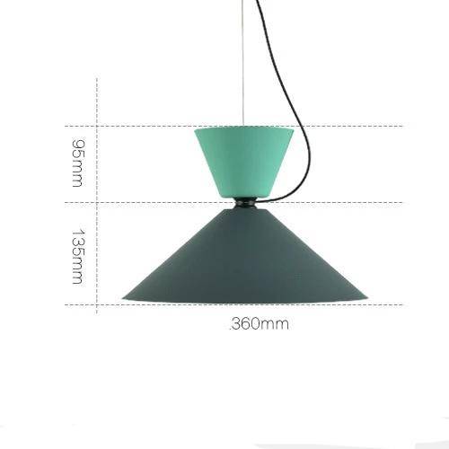 pendant light loft colored Letter