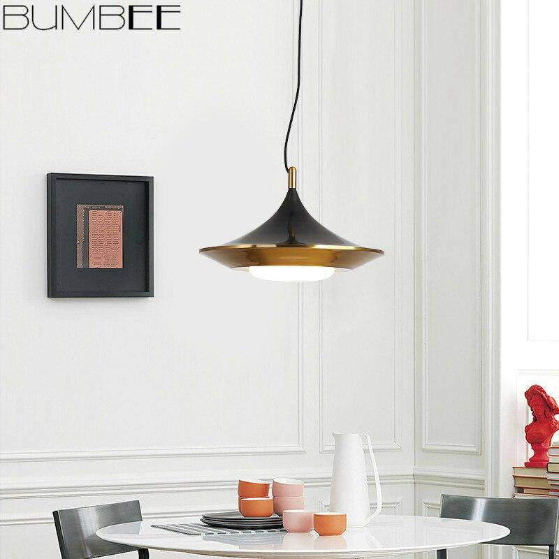 Suspension design à LED cône arrondi Luxe