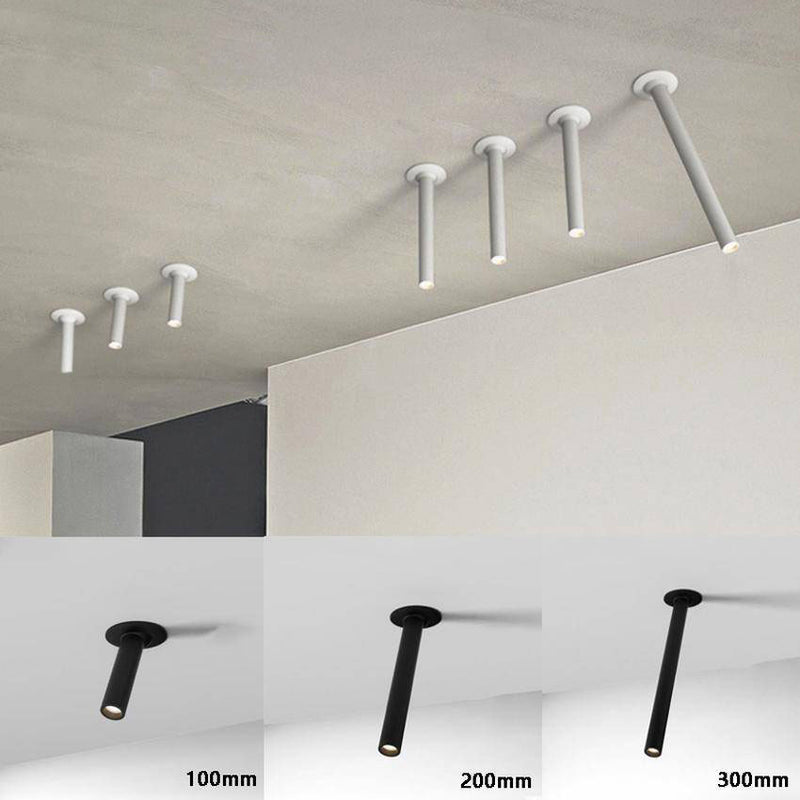 Moderno foco LED en tubo orientable