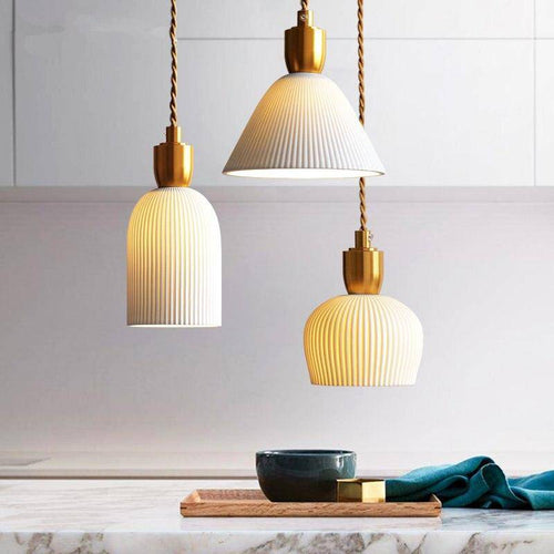 pendant light Ceramic LEDs of various design shapes