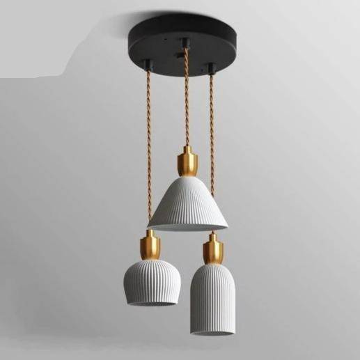 Suspension LED en céramique de plusieurs formes design