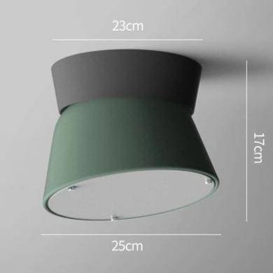 Plafonnier LED conique coloré dirigeable Macaron