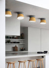 Plafonnier LED conique coloré dirigeable Macaron