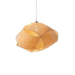 Lustre design nuage entrelacée en bambou Tatami