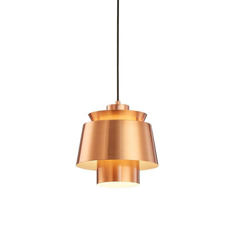 pendant light LED design in colored metal Bar