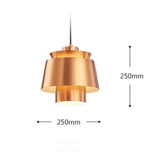 Suspension design à LED en métal coloré Bar - vue 9 sur 11
