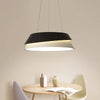 Lustre LED design moderne noir et blanc