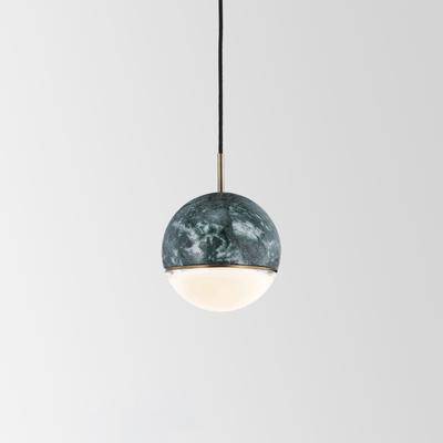 pendant light design LED ball style marble colored Art