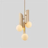 Suspension design à LED doré avec boules Brass