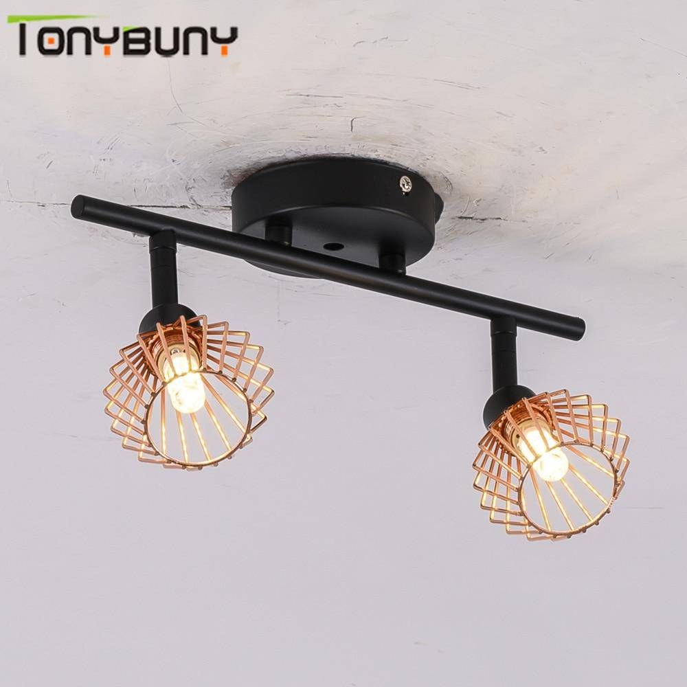Applique moderne LED en métal noir et abat-jour cuivré Buny - vue 2 sur 5