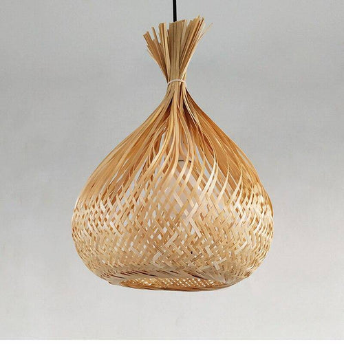 pendant light Creative bamboo string vial