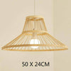 Suspension cage en bambou Geometric A