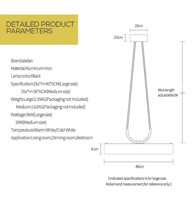 Lámpara de suspensión design moderno LED cilíndrico