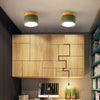 Spotlight modern LED wood and metal coloured Allan