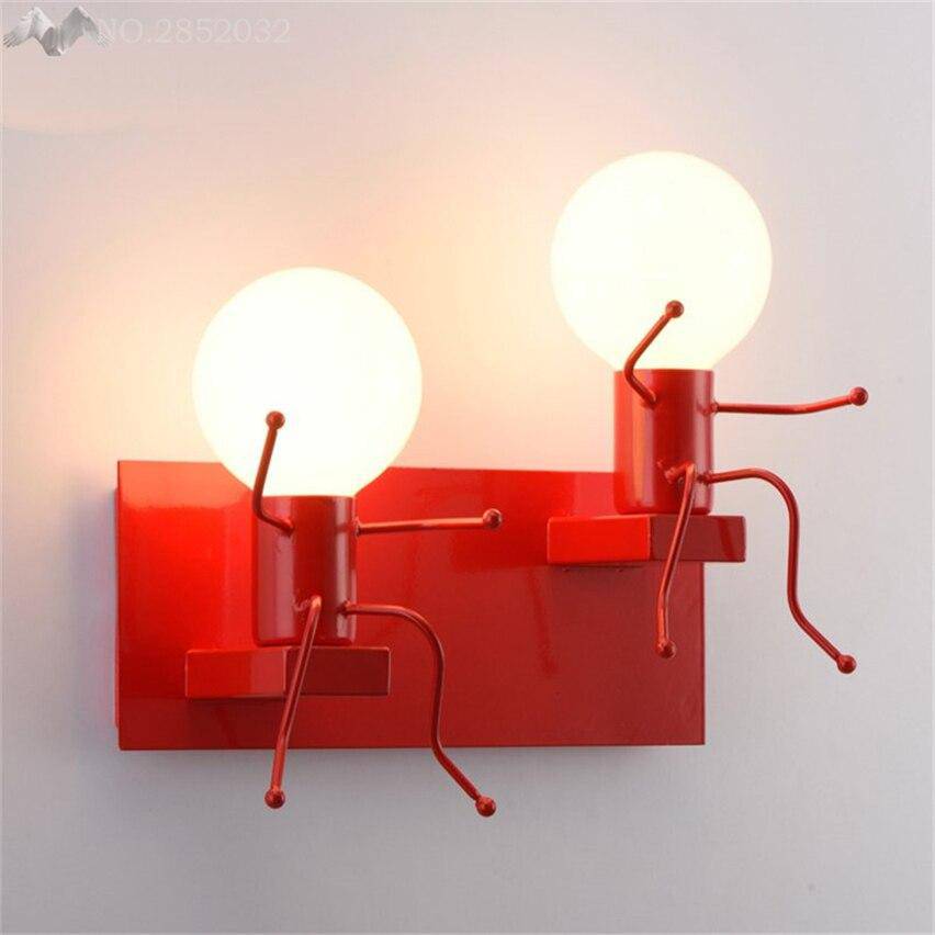 Applique design en forme de bonhomme 3D (plusieurs couleurs) - vue 4 sur 9