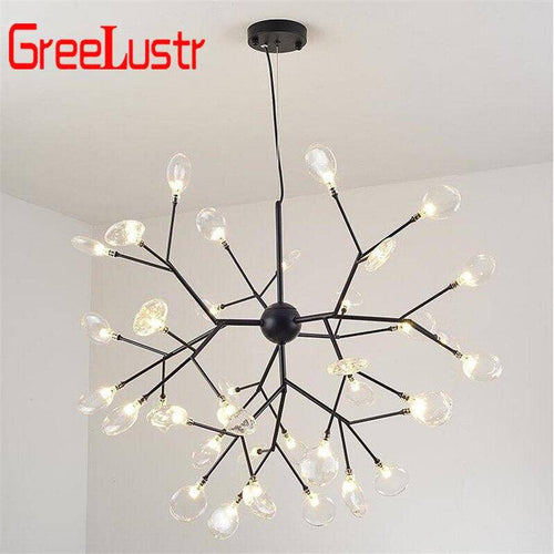 Design chandelier branches with LEDs Creatives