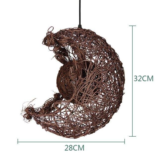 Suspension en forme de lune Weaving