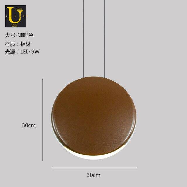 Suspension design ronde en aluminium LED - vue 13 sur 20