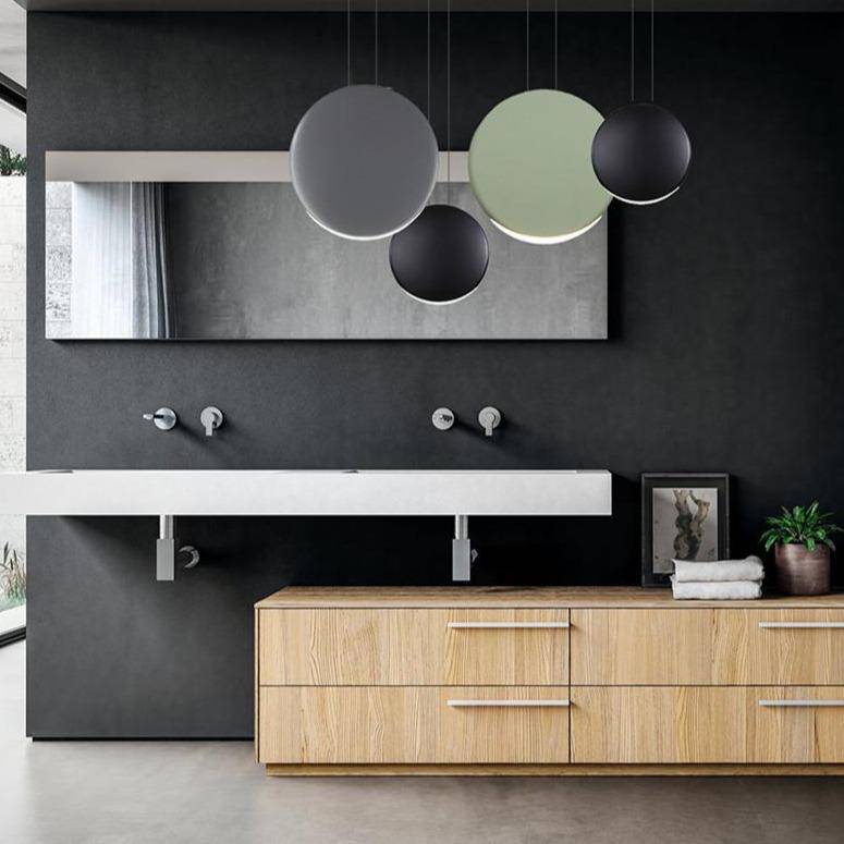 Suspension design ronde en aluminium LED - vue 5 sur 20