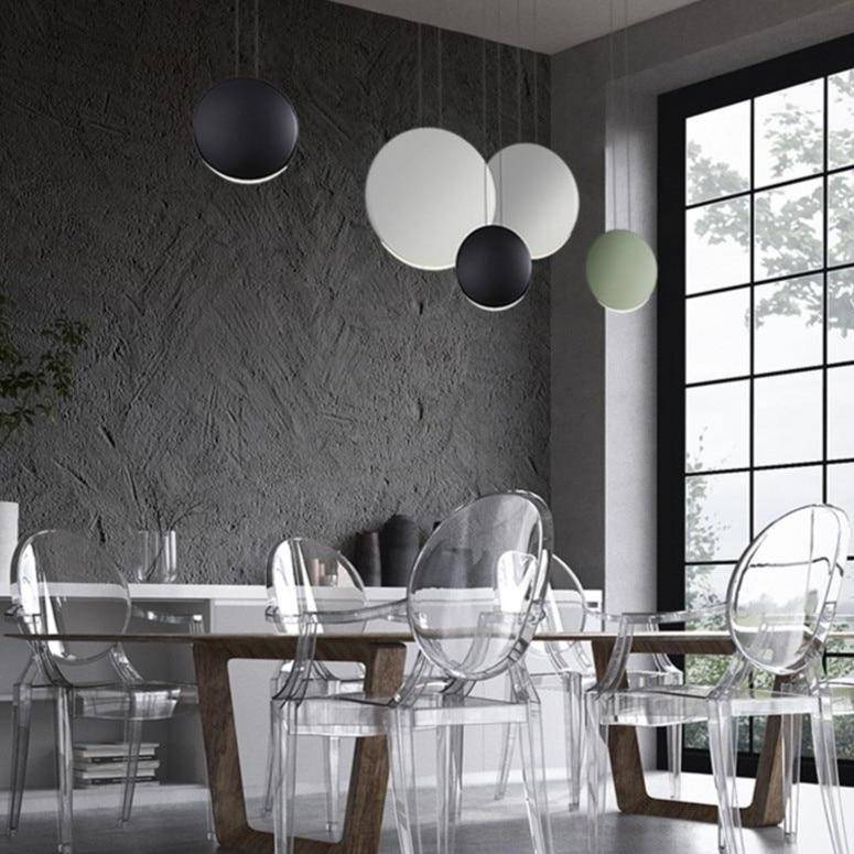 Suspension design ronde en aluminium LED - vue 6 sur 20